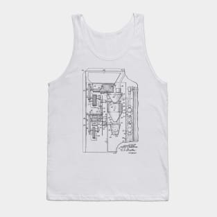 Coffee Brewing Machine Vintage Patent Hand Drawing Tank Top